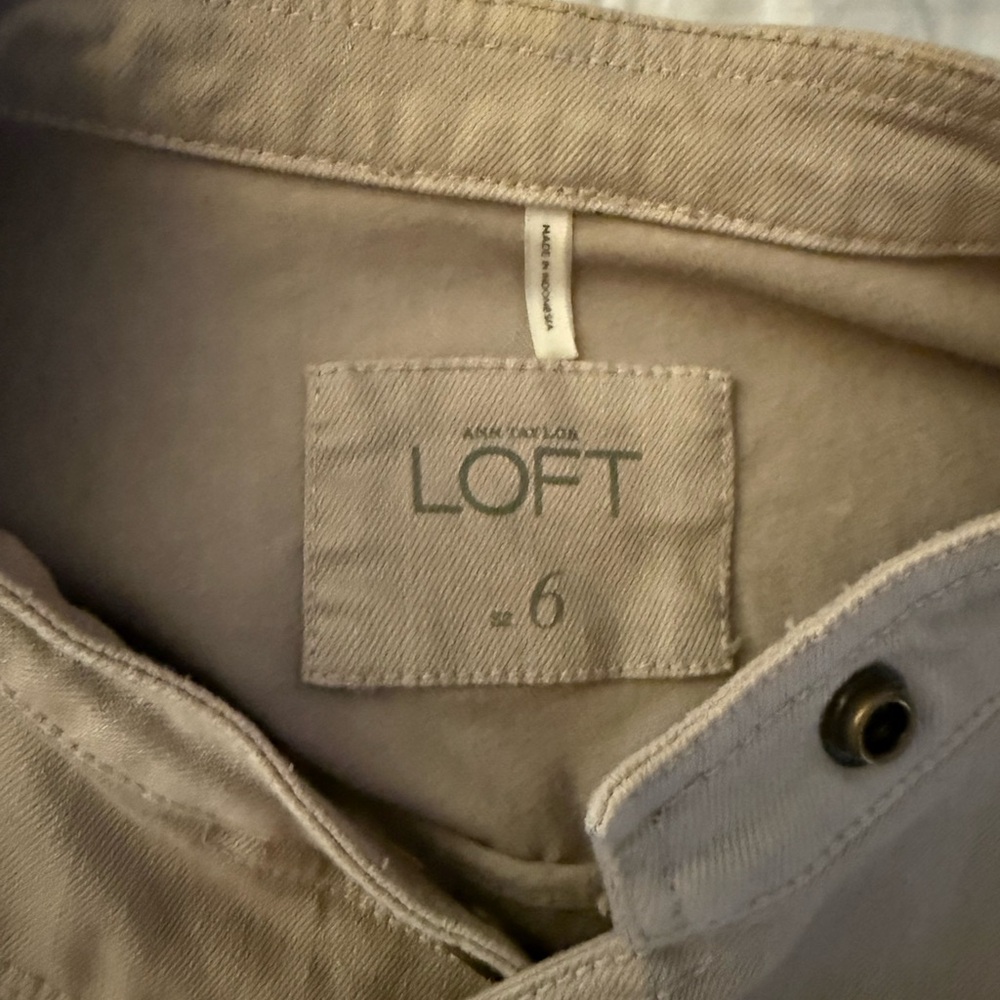LOFT Tan Utility Jacket - Picture 3 of 11